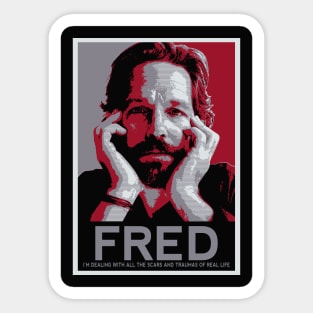 FRED Sticker